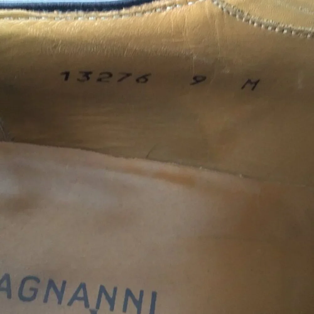 Magnanni Marco Men's Leather Monk Strap Slip‎ On Oxfords Dress Shoes Size 9M